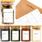 6oz Spice Jars with Bamboo Lids